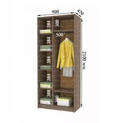 ДАРЬЯ Шкаф (Крафт серый/Крафт белый) гостиная | фото 5