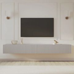 Тумба подвесная под ТВ LINES MTV4-MA 1150 Бежевый (Леда-М 10.1.5) | фото 12