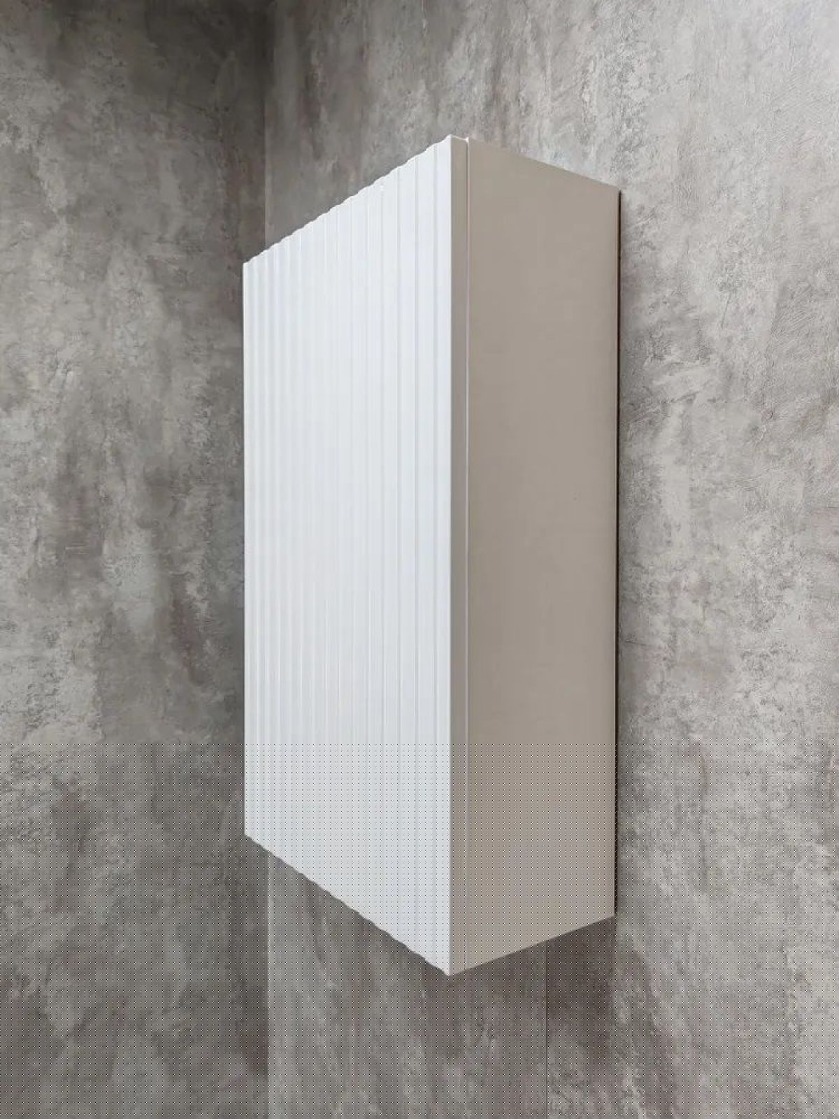 Шкаф навесной для ванной MH8-MA 600х750 (Белый-М 10.1.1) Белый глянец | фото 8