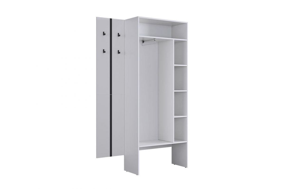 МЕРСИ Прихожая (модульная) белое дерево | фото 7