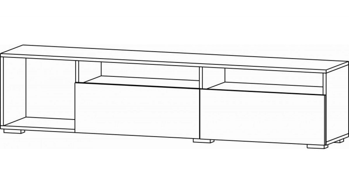 ДАЛЛАС Гостиная (модульная) цемент светлый | фото 9