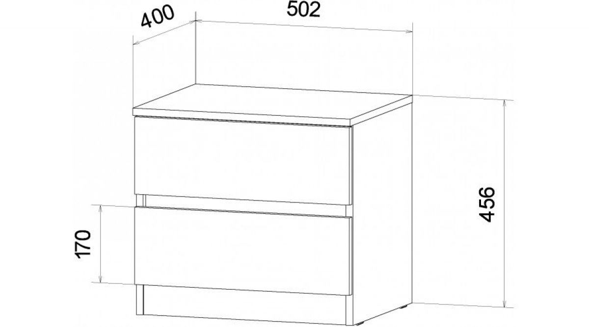 ЛЕНОРА Спальный гарнитур (модульный) графит | фото 7