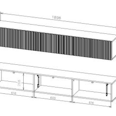 БАЙКАЛ Тумба (Графит/Дуб золотой) | фото 3