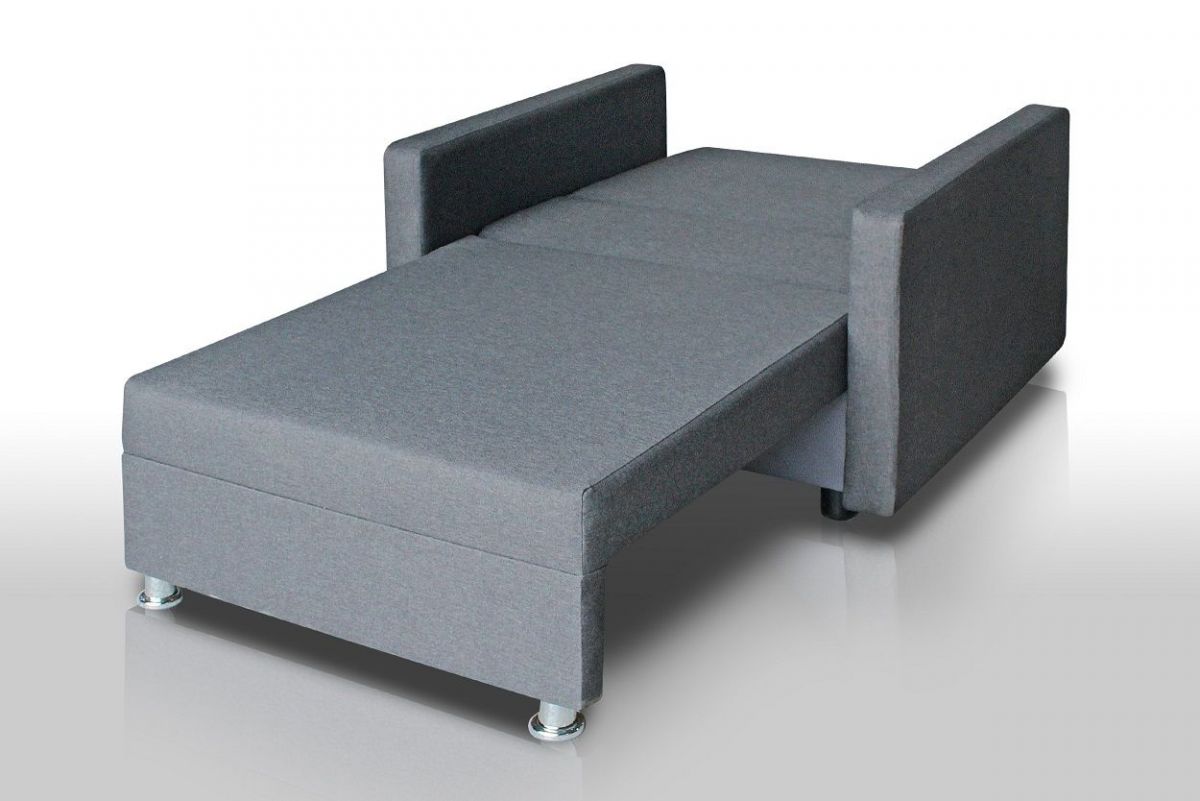 Диван Реал 80 с подлокотниками (микровелюр коричневый) | фото 2