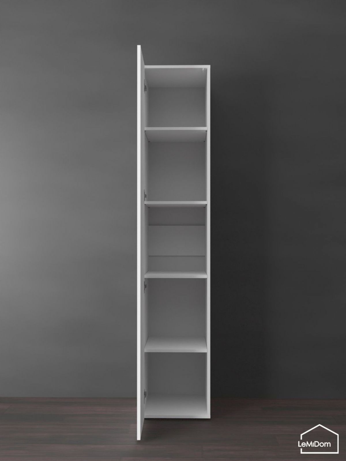 Шкаф Linnea MHR-1PO-2 2050х400х510 (Белый-М 11.1.2) | фото 4