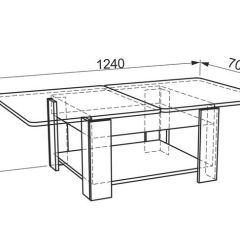 АДАМ-1 Стол-трансформер (белый рамух) | фото 3