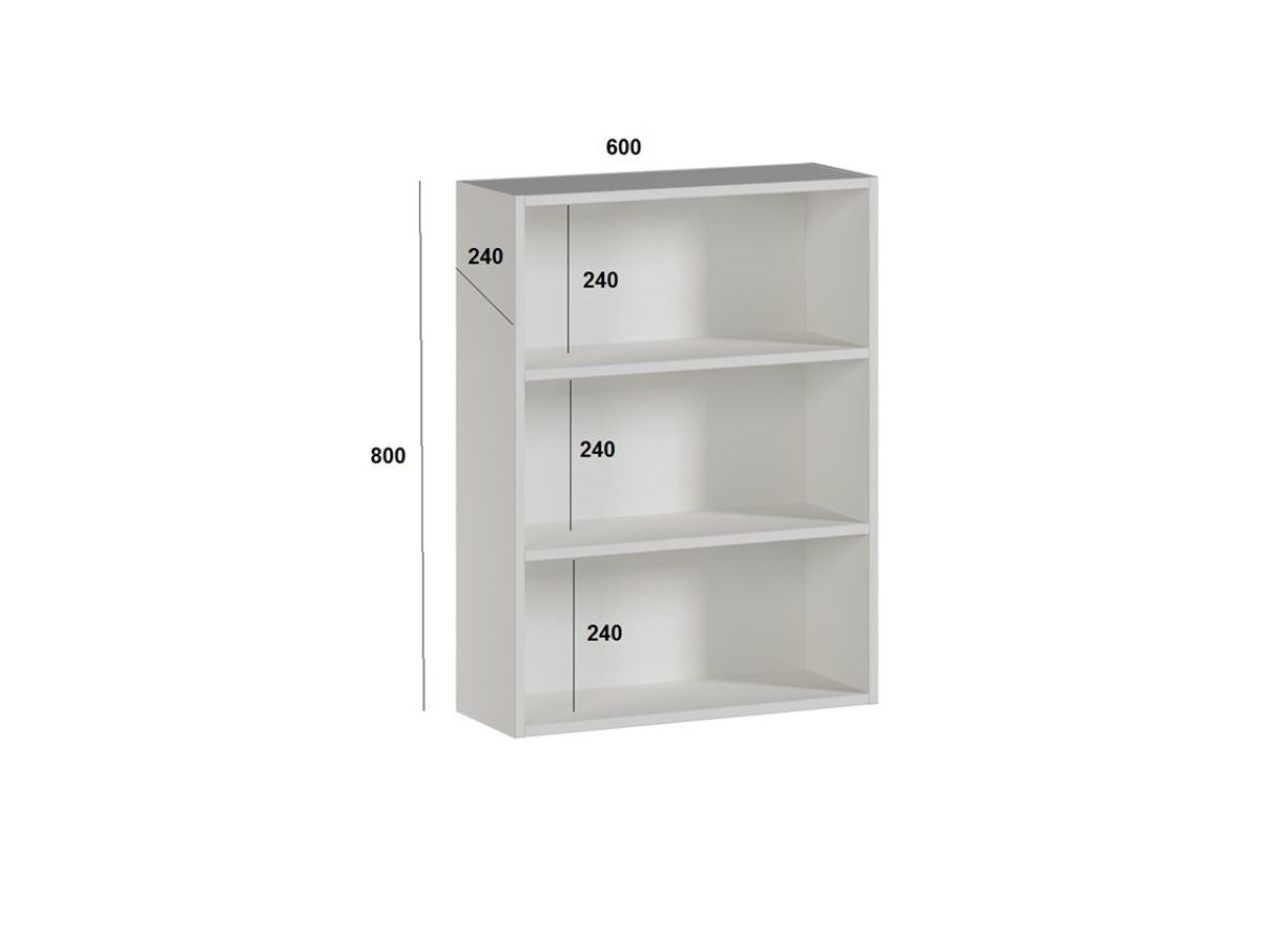 Шкаф 600 подвесной (Белый) | фото 3