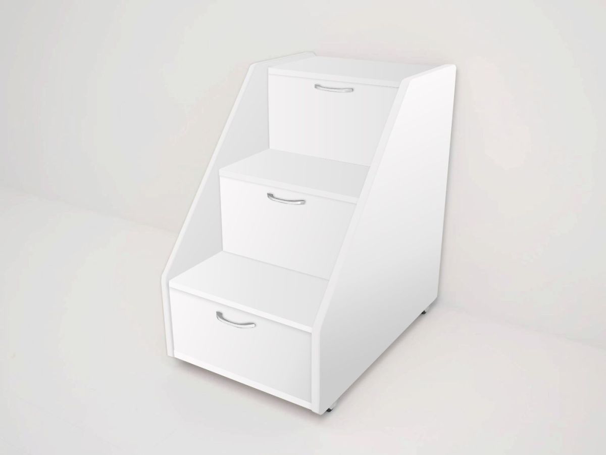 Кровать выкатная Радуга 800*1600 (Матрешка) Белый | фото 26