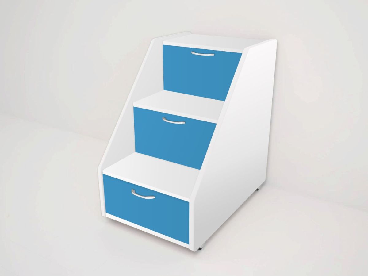 Кровать выкатная Радуга 800*1600 (Матрешка) Белый | фото 7