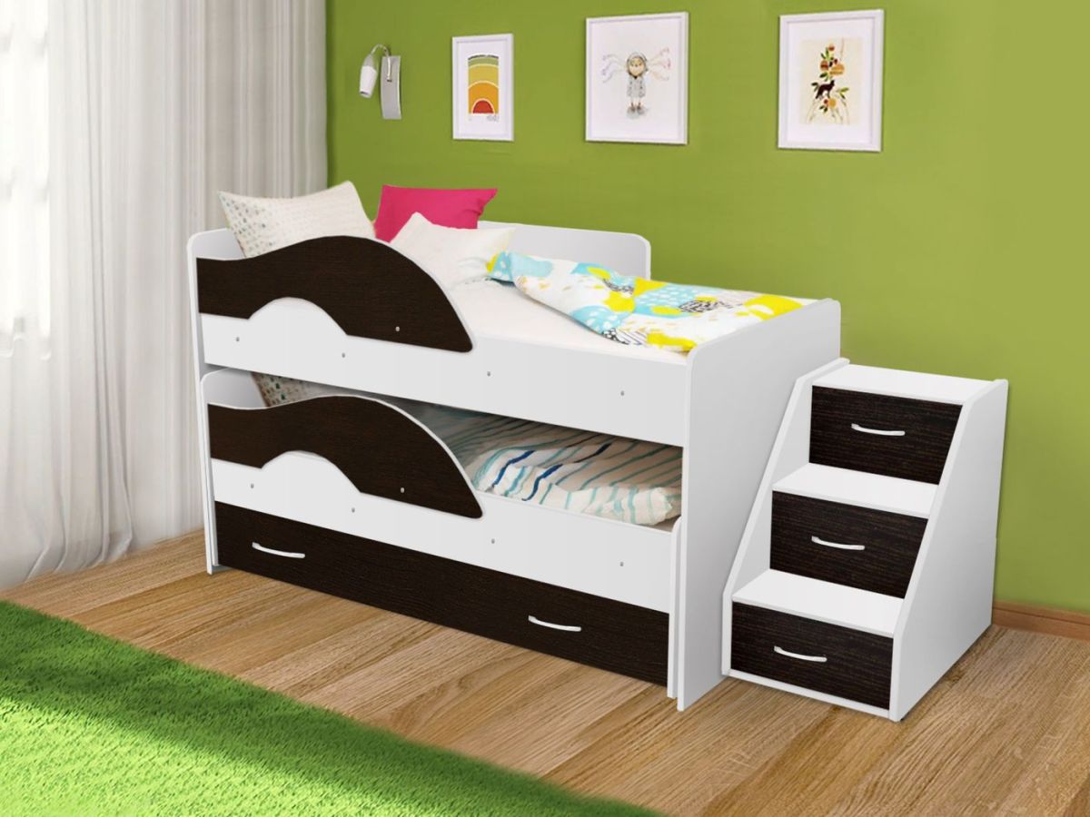 Кровать выкатная Радуга 800*1600 (Матрешка) Белый | фото 13