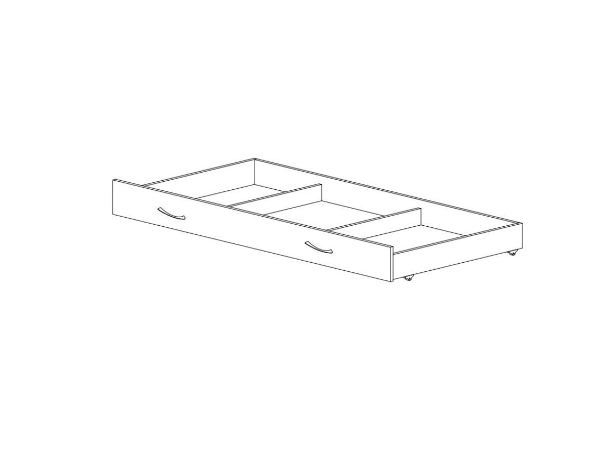 Кровать выкатная Радуга 800*1600 (Матрешка) Белый | фото 4