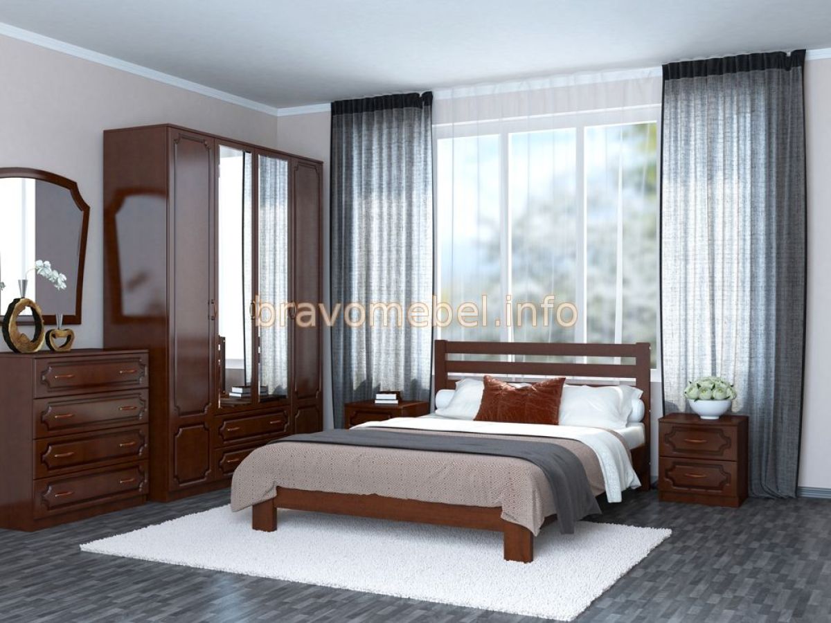 ВЕРОНИКА Кровать из массива 1400 | фото 3