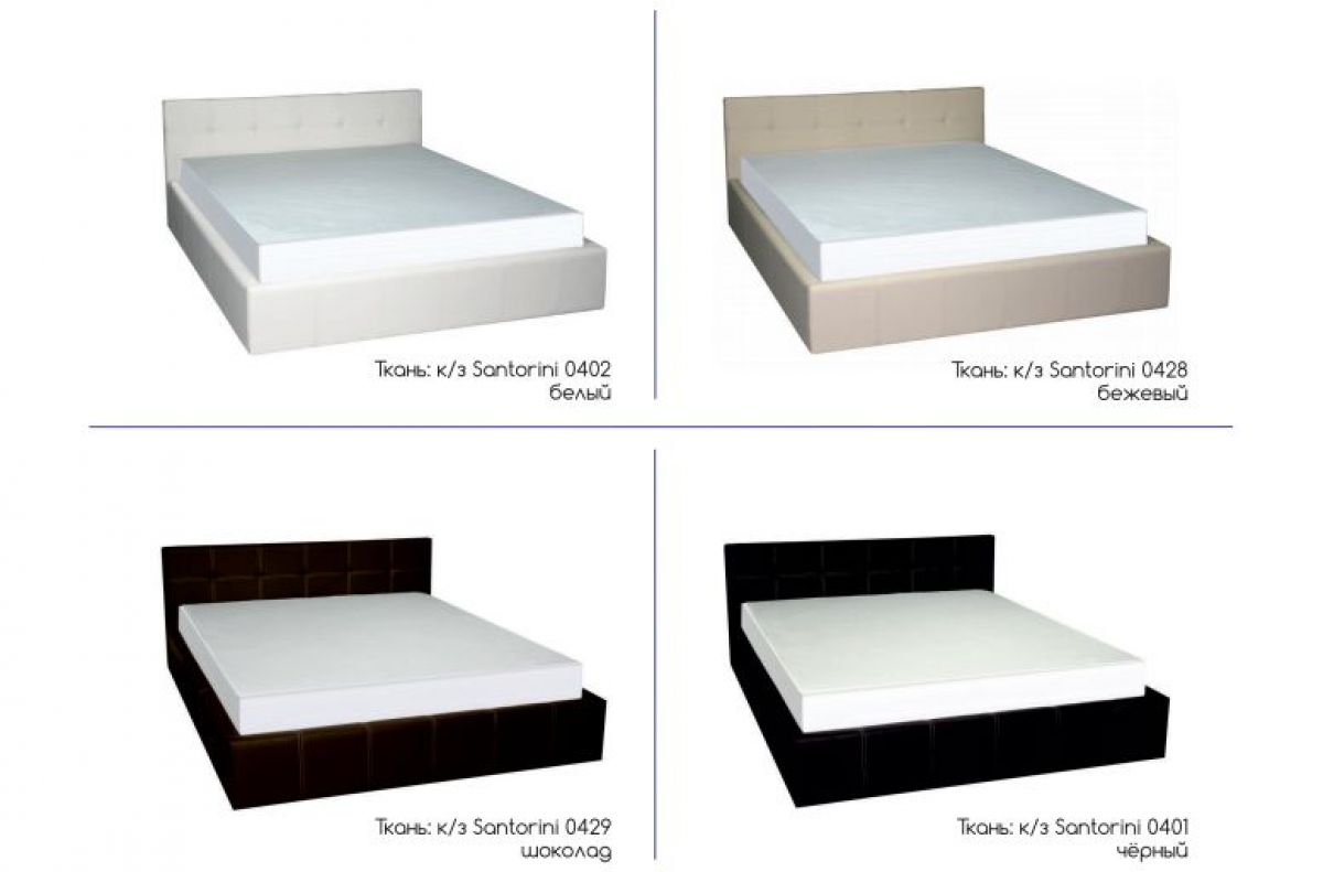 ГРЕТА Кровать 1400 (экокожа шоколад) | фото 3