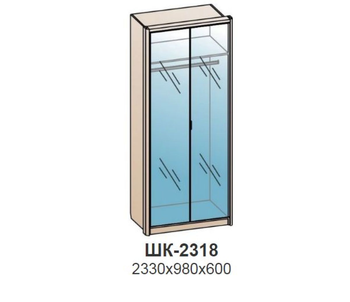 ШЕР Спальный Гарнитур (модульный) Дуб серый/Айронвуд серебро | фото 13