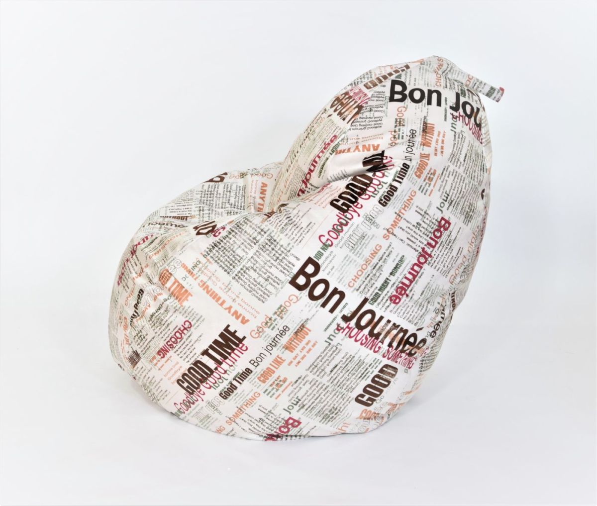 Кресло-мешок Макси (Велюр Принт 1) 100*h150 | фото 4