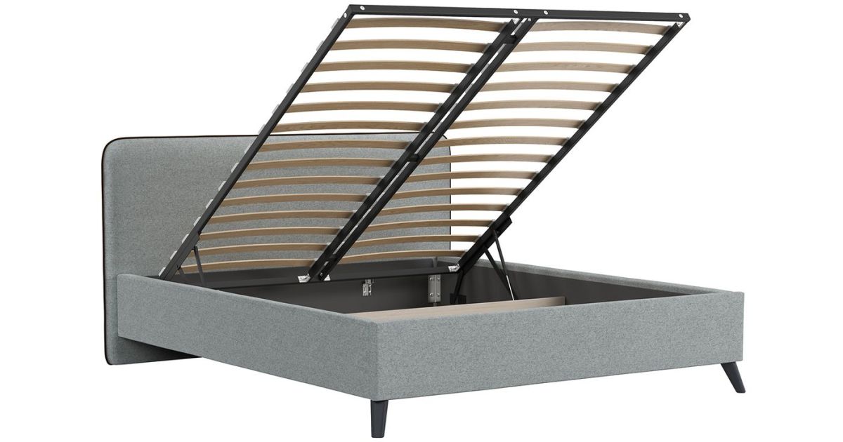 Кровать интерьерная Миа (1600) Купер 18/Кант Лайт 10 | фото 4