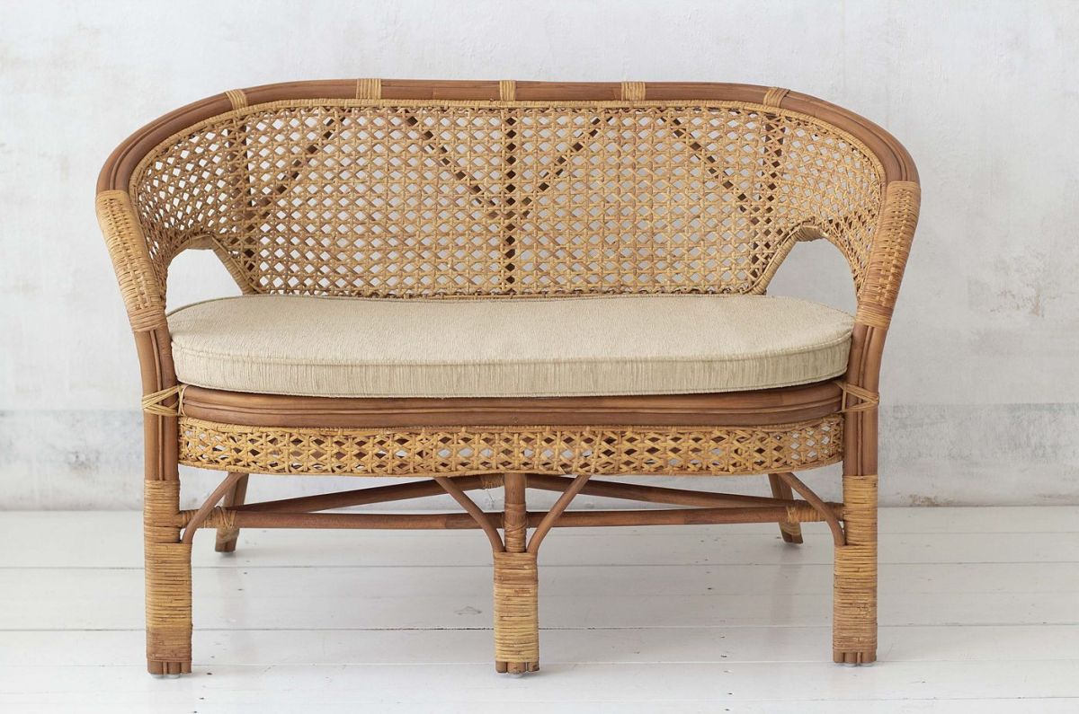 Комплект Пеланги 02/15 с 2-х местным диваном и овальным столом (Миндаль матовый) | фото 3