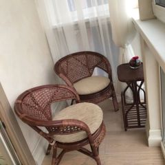 Комплект Пеланги 02/15 дуэт, стол круглый (Молочный шоколад) | фото 2