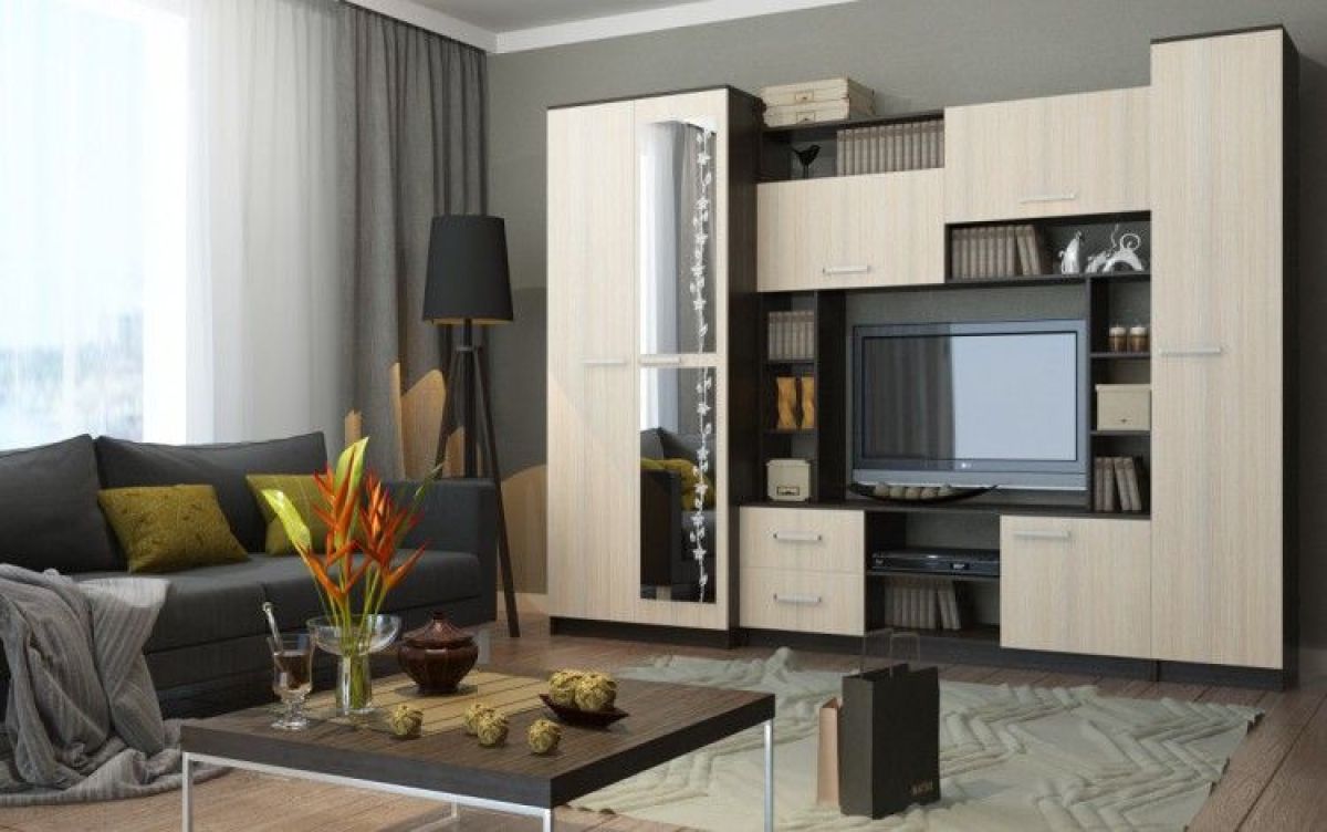 Стенка Марта 11 (Венге/Беленый дуб) | фото 4