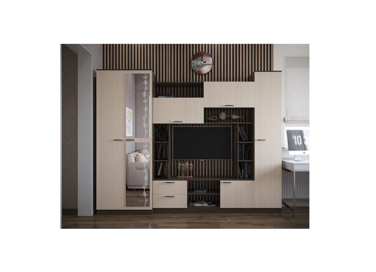 Стенка Марта 11 (Венге/Беленый дуб) | фото 5