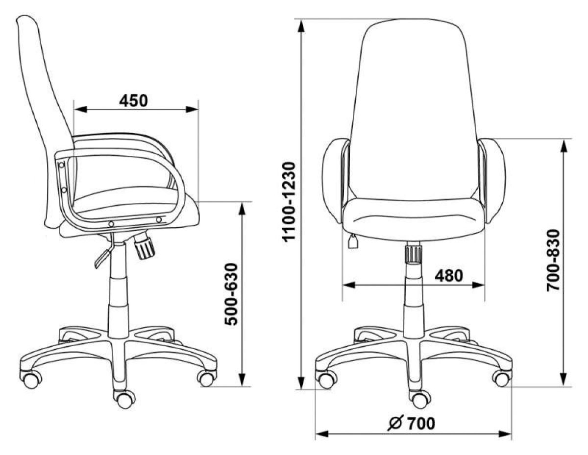 Кресло руководителя Бюрократ CH-808AXSN/TW-11 черный | фото 3
