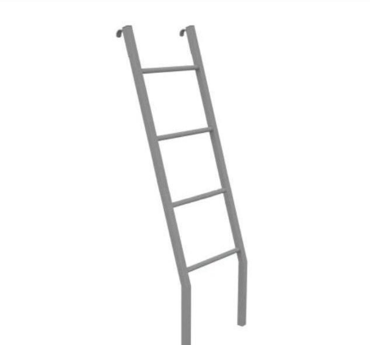 Кровать металлическая 2-х ярусная Строитель К701.2.К + Лестница приставная (800*1900) | фото 3