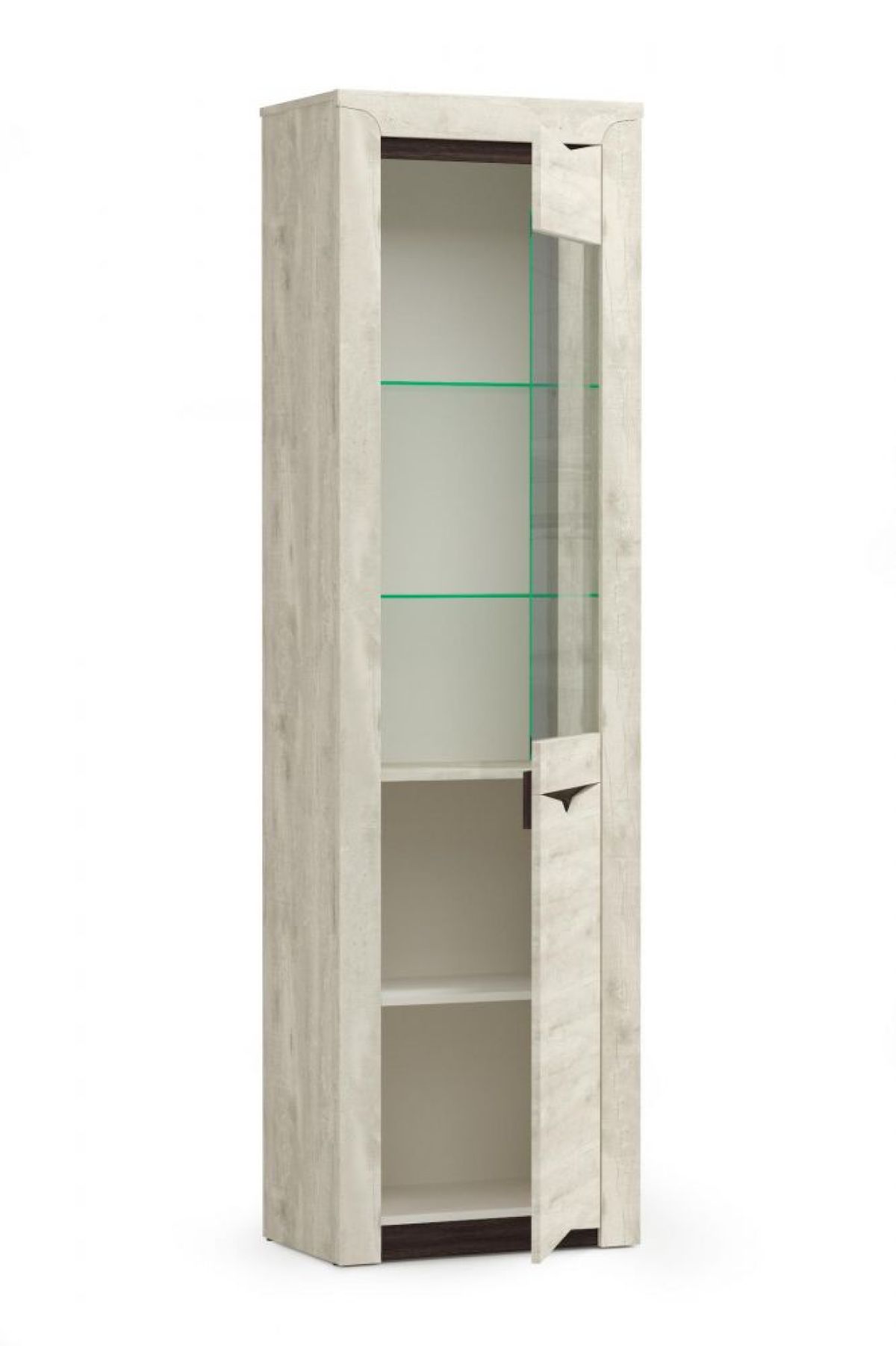 Шкаф - пенал 33.14-01 "Лючия" (бетон пайн белый / венге) | фото 2