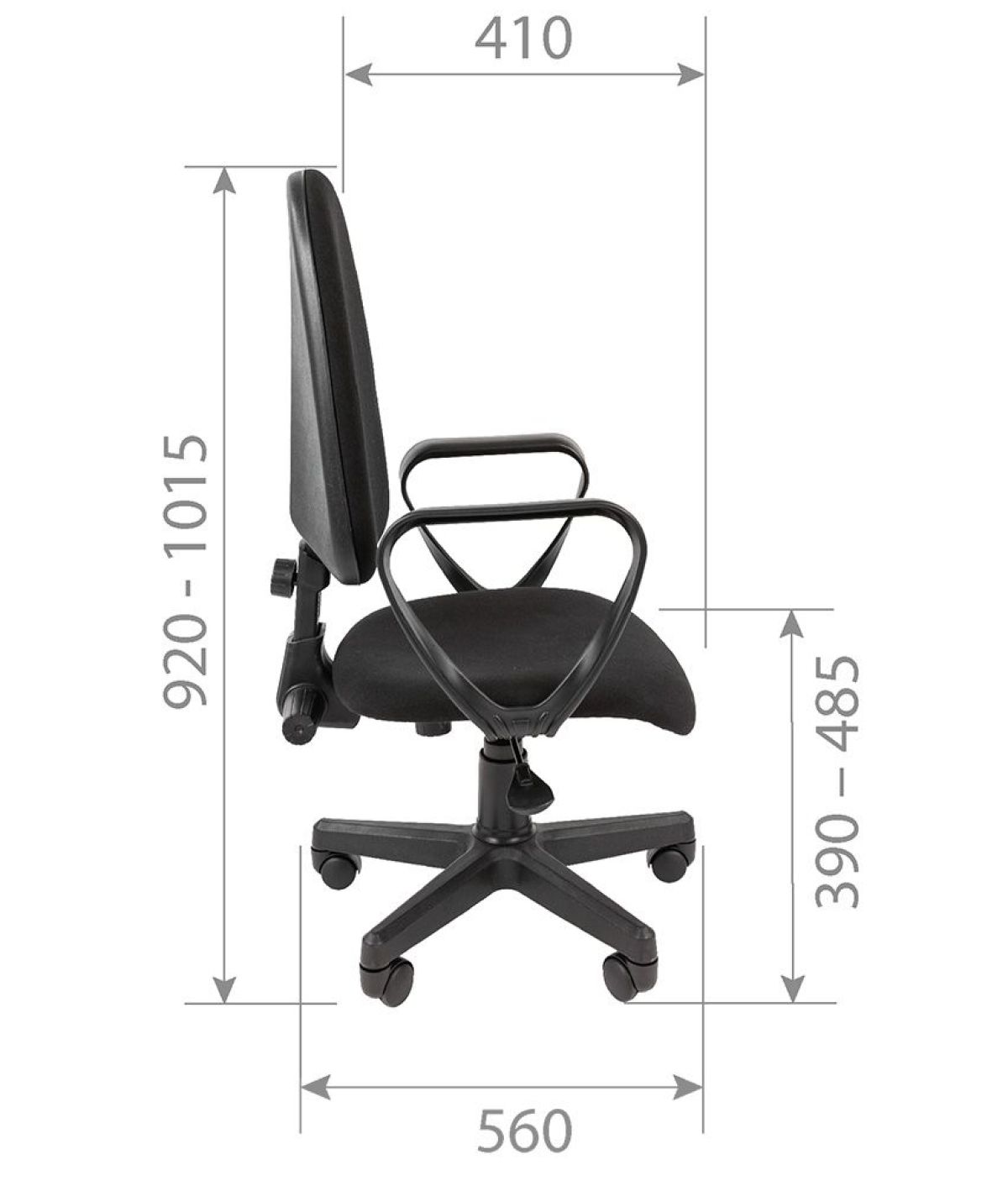 Кресло для оператора CHAIRMAN 205 (ткань С-2) | фото 4