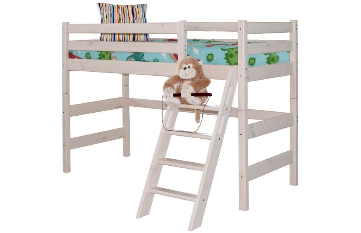 Кровать полувысокая с наклонной лестницей Соня (Вариант 6) | фото 2