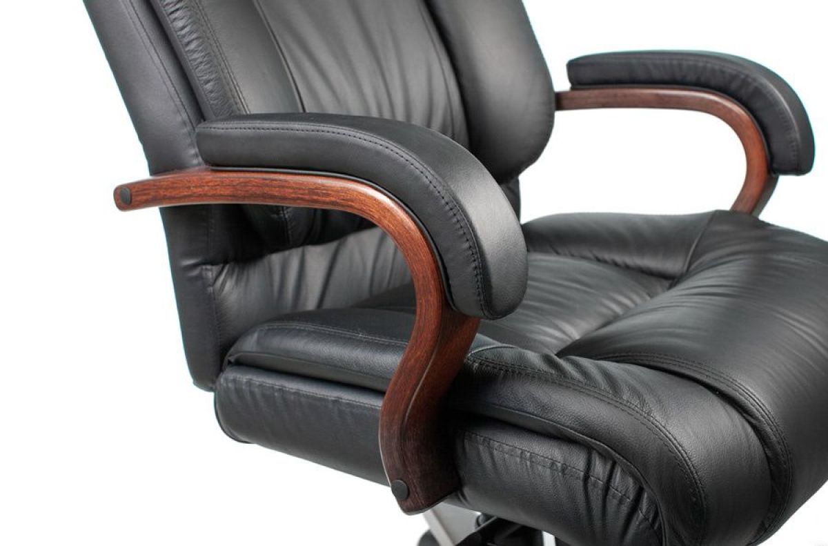 Кресло руководителя Бюрократ T-9925WALNUT/BLACK | фото 4