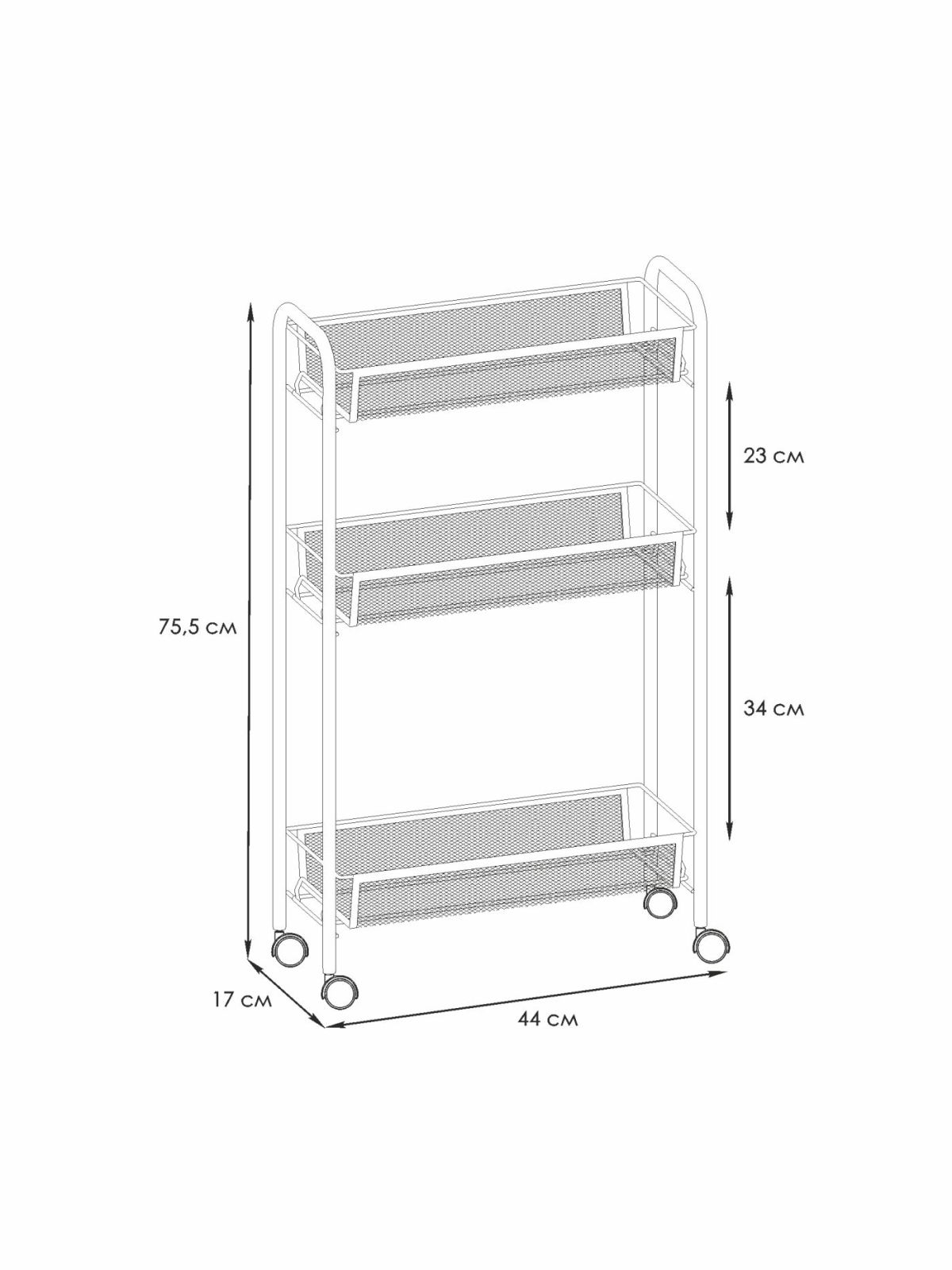 Э 321 Ч Этажерка "Ладья 1К" Черный | фото 2