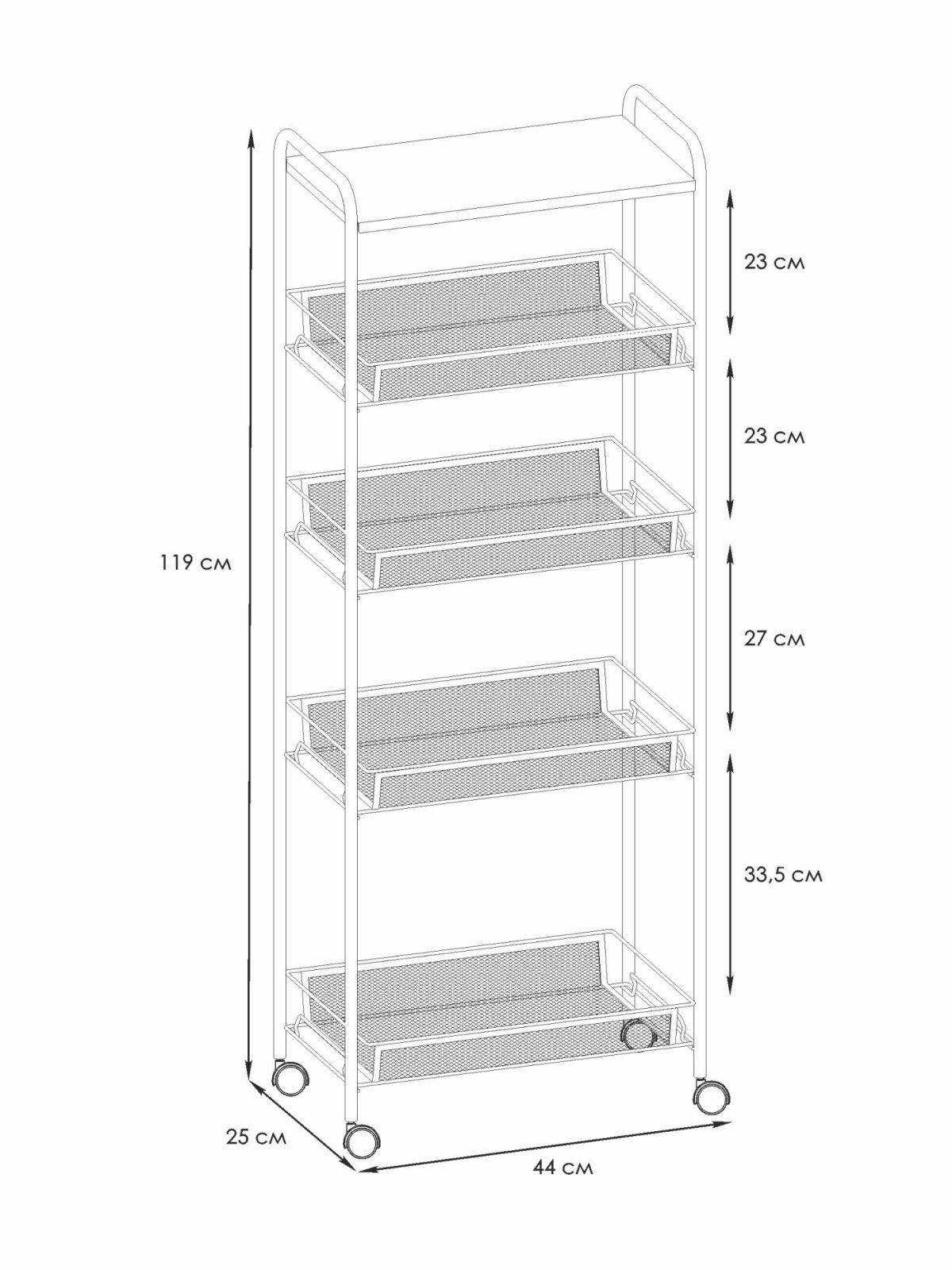 Э 443 ГР Этажерка "Ладья 25КС" Графит | фото 2