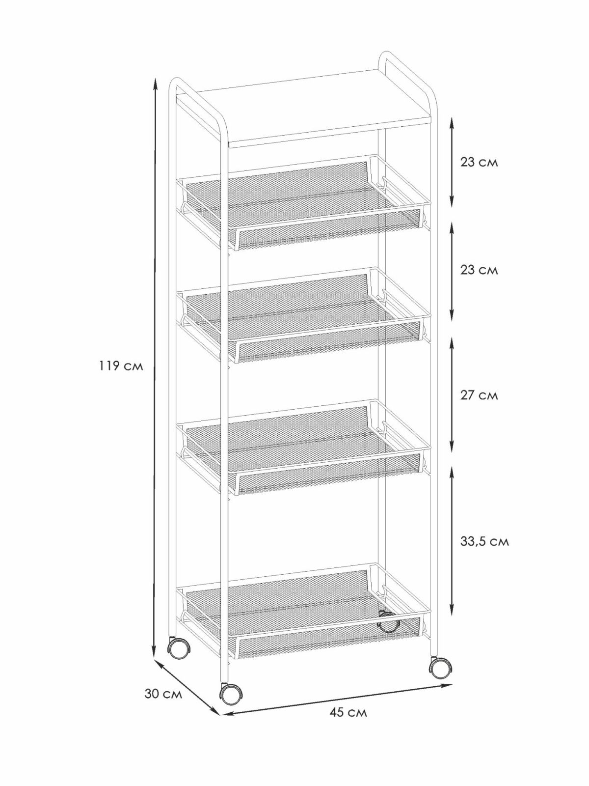 Э 410 Ч Этажерка "Ладья 35КС" Черный | фото 2